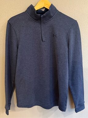 Under Armour Navy Blue ColdGear Half-Zip Pullover